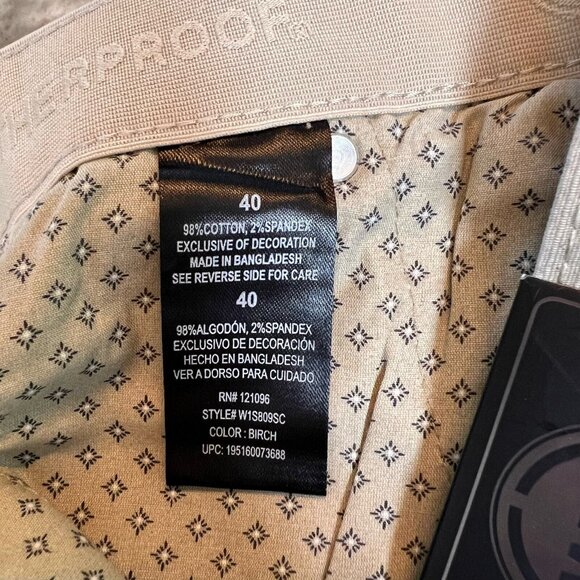 WeatherProof Shorts NWT Men’s Size 40W Multifunctional Ripstop Utility Khaki - Picture 7 of 8